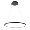 Zwisająca lampa okrąg Vinola PND-56135B-100RPC-BK-3KS4K-TRDIMM Italux LED 58W 3000-4000K czarny