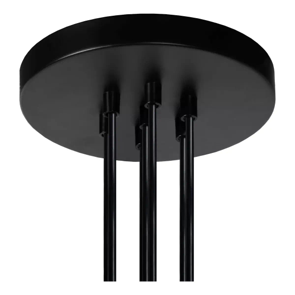 Wisząca lampa loftowa Fix Multiple 08408/07/30 Lucide kaskada czarna