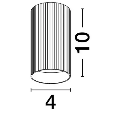 Tuba lampa sufitowa do salonu SELMORA LE45637 czarny