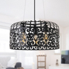 LAMPA wisząca ALESSANDRA 2158 Rabalux metalowa OPRAWA ażurowy zwis vintage czarny