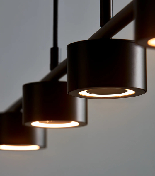 Lampa wisząca nad stół Clyde 2010813003 Nordlux ściemnialna czarna