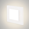 Lampa ścienna wpustowa Lesel  008B 1008B2102 Elkim LED 1W 3000K kostka IP44 biała