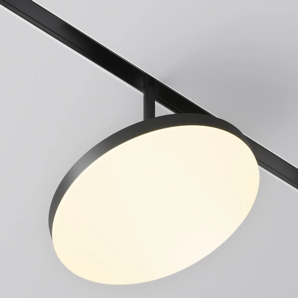 Wisząca lampa do szyny Plato TR123-2-15W3K-B LED 15W 3000K okragła czarny