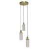 Okrągła lampa zwisająca Tirana LP-945/3P WH Light Prestige kaskada biała