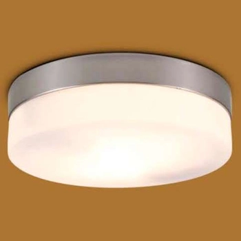 Okrągła LAMPA plafon OPAL 48402 Globo sufitowa OPRAWA nikiel biała