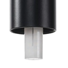 Wisząca lampa jadalniana Flusso MSE1501100471 King Home LED 16W 3000K nad stół metalowa czarna