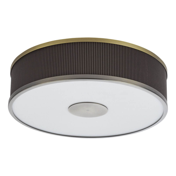 Lampa przysufitowa okrągła Alvaro ALV5239 materiałowa brązowy