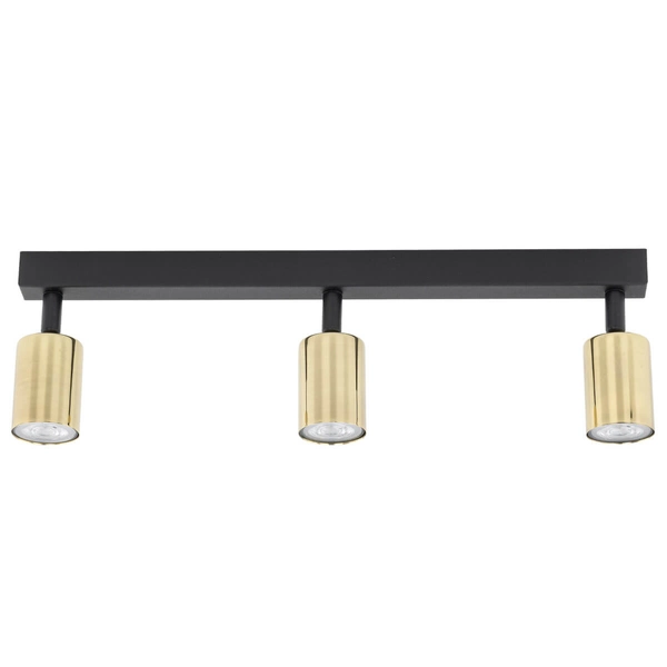 Regulowana lampa natynkowa Top 5968 sople punktowa czarna złota