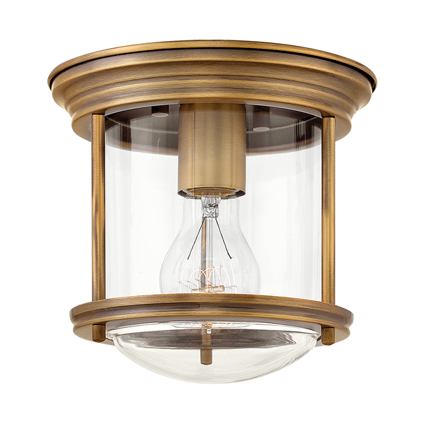Sufitowy plafon QN-HADRIAN-MINI-F-BR-CLEAR retro brązowy