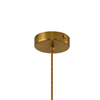 Designerski zwis ball Sfera MP0094-1 Step LED 24W art deco złoty