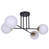 Przysufitowa lampa loftowa ISLA K-4914 Kaja szklane kule balls białe czarne