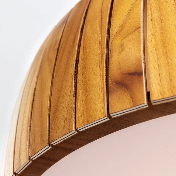Okrągły plafon Barrel QN-BARREL-F-LED-50-TEAK LED 17W 3000K brązowy