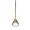 Wisząca lampa złota CRIMA OR80315 LED 6W Orlicki glamour do sypialni
