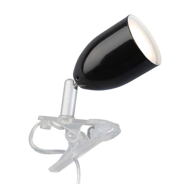 Biurkowa lampa z klipsem Leo G24801A06 regulowana czarna
