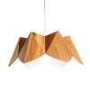 Geometryczna lampa wisząca Physalis QN-PHYSALIS-P-M-TEAK brązowy