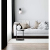 Kinkiet lampa ścienna DORADO LP-002/1W BK Light prestige loftowa oprawa szklana kula czarna biała