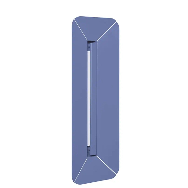 Lampa ścienna nowoczesna YOTTSU YWA690004 niebieska metalowa LED 10W 4000K podłużna