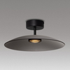 Lampa sufitowa do jadalni PECA LE44277 LED 12W 3000K talerz czarna szara