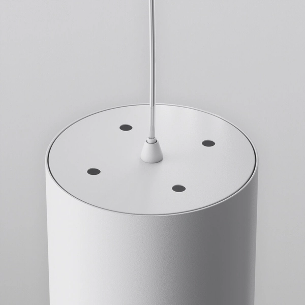 Metalowa lampa sufitowa Polar P088PL-GX53-W Maytoni okragła biały