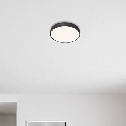 Salonowa LAMPA sufitowa TESIA 3314 Rabalux metalowy plafon LED 36W 3000K do sypialni czarny