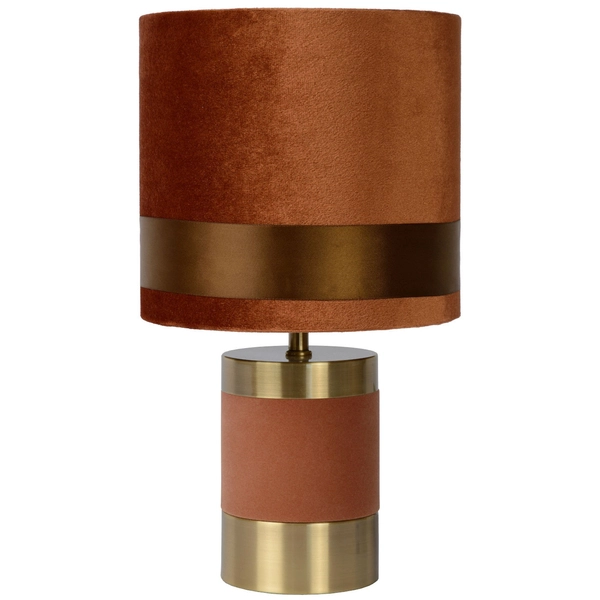 Abażurowa LAMPKA nocna EXTRAVAGANZA FRIZZLE 10500/81/43 Lucide stołowa LAMPA stojąca brązowa