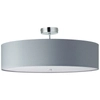Abażurowa lampa sufitowa Andria 93522/22 okrągła szara chrom OUTLET