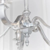 Klasyczna lampa wisząca Finsbury 73598 na łańcuchu świecznikowa srebrna