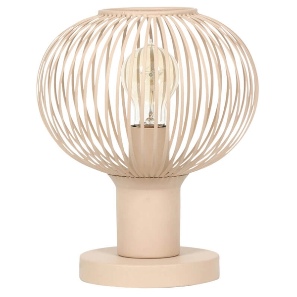 Kulista lampa stolikowa GILA 565700166 Trio bubble do gabinetu beżowa