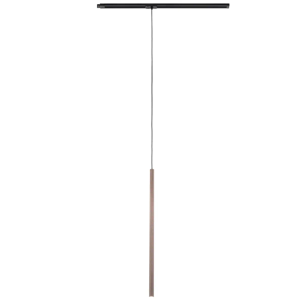 Szynowa lampa zwisająca 1-fazowa Tracer 10817 sopel brązowy