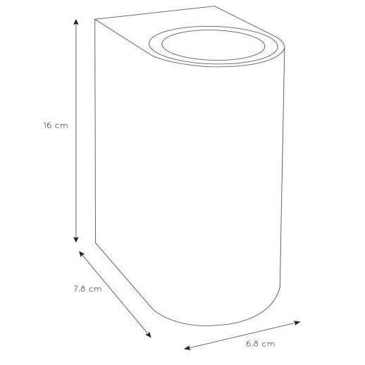 Ścienna lampa ogrodowa Zaro 69801/02/31 nowoczesny outdoor biały