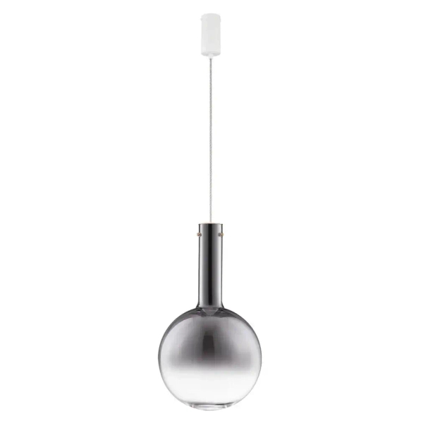 Szklana lampa wisząca TORCENA LE45186 LED 8W 3000K nad stół szara