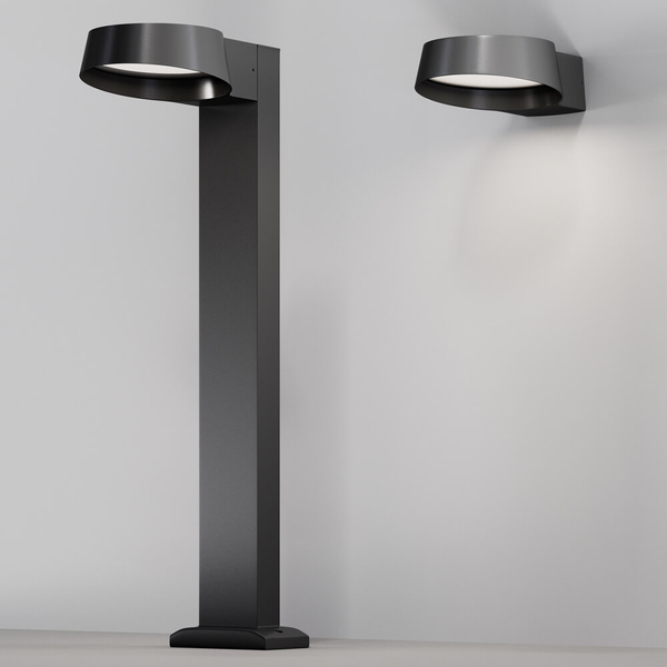 Lampa stojąca zewnętrzna Share O443FL-L12GF3K IP54 LED 12W 3000K grafitowa