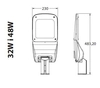 Metalowa lampa uliczna Blaupunkt LU48NW LED 48W biała