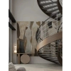 Porcelanowa lampka nocna FELANZO LE45244 LED 23W 3000K złota biała niebieska
