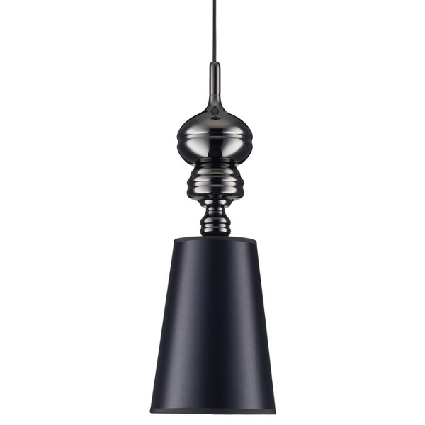 Loftowa lampa wisząca Queen MP-8846-18 black Step metalowa czarna