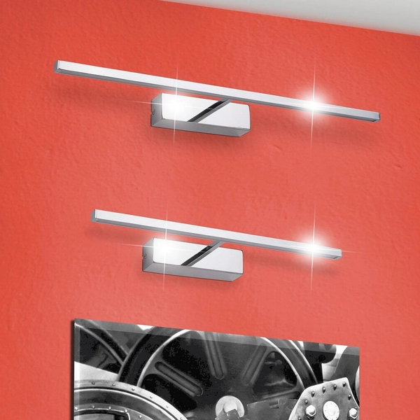 Kinkiet LAMPA ścienna PICTURE SLIM 3908 Rabalux metalowa OPRAWA listwa LED 12W 4000K galeryjka chrom