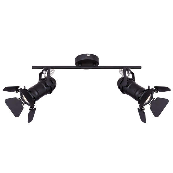 Regulowana lampa sufitowa retro EGON 54650-2B czarny
