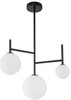 Sufitowa lampa kule URUAPAN LE42884 Luces Exclusivas do sypialni czarna biała