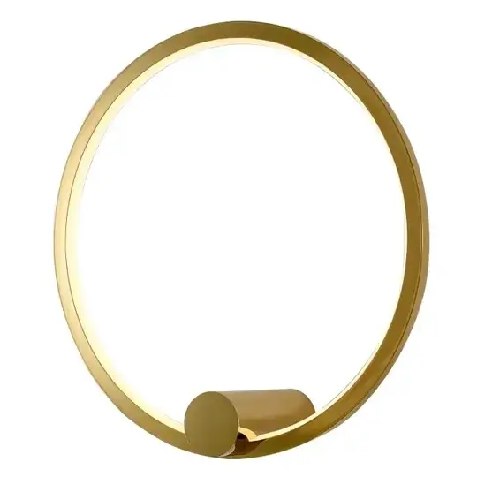 Kinkiet ścienny Ringa WL0116-S-GD Yaskr LED 20W 3000-4000K ring IP44 złoty