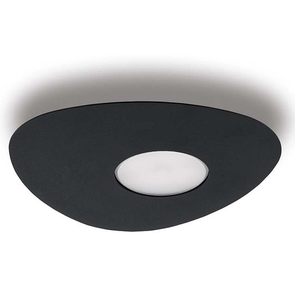 Czarna lampa sufitowa Organic 8303 minimalistyczna do sypialni
