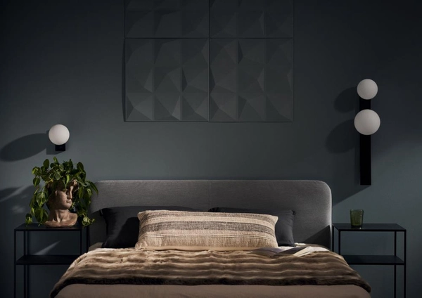 Przyścienny kinkiet GIGI 50902202 kule białe na listwie ścienne