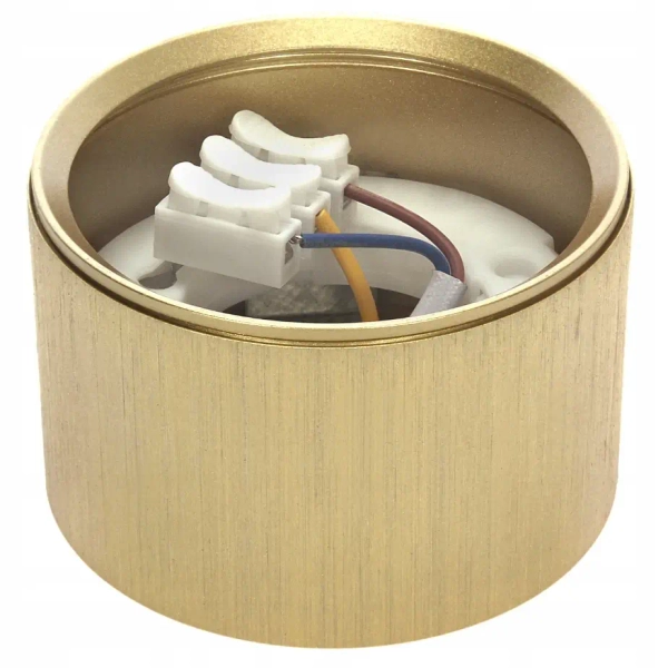 Minimalistyczny spot natynkowy CY-27 CGG53-CY-27 tuba złoty