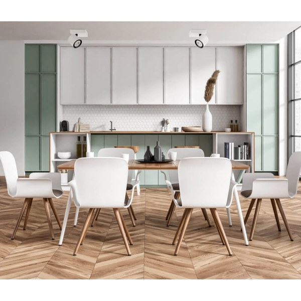 Minimalistyczna lampa sufitowa Karlota kinkiet biały