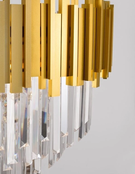 Nowoczesna lampa wisząca Campana złoty żyrandol do pokoju