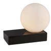 Stołowa lampa marmur Zeus L&-193866 Light& minimalistyczna kula czarna OUTLET