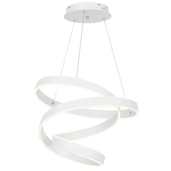 LAMPA wisząca ANDROMEDA ML5492 Milagro modernistyczna OPRAWA metalowy zwis LED 45W 4000K spirala biała