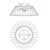 Lampa sufitowa wentylator Karlsborg R67443132 LED 30W 2700-6500K czarna