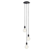 LAMPA wisząca SKY 106334 Markslojd metalowa OPRAWA zwis KASKADA przewody kable czarne
