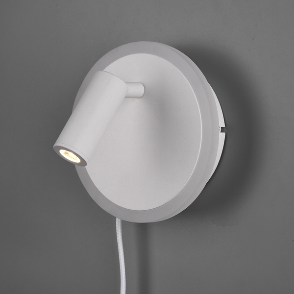 Ścienna lampa z regulacją Jordan 229210231 Trio LED 5W 3000K biała