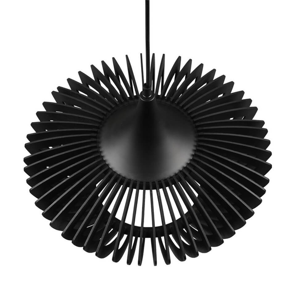 Wisząca lampa drewniana COLINO 315900132 nad stół czarny
